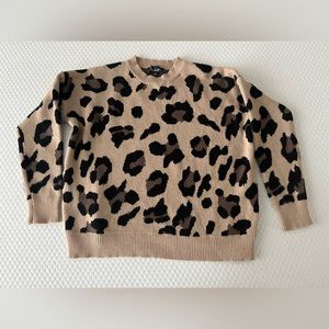 lulus leopard print sweater